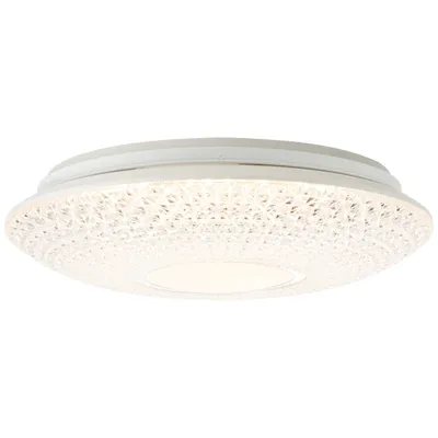 Produktbild von BRILLIANT LED Deckenlampe LUCIAN | funktionale Deckenleuchte stufenlos dimmbar mit Fernbedienung | Lichtfarbe einstellbar | 24W 2000 Lumen 3000 bis 6500 Kelvin | Kunststoff/Metall | Ø 41cm