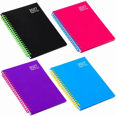 Produktbild von 2027 A5 Wochenplaner - Hardcover Planer mit Spiralbindung