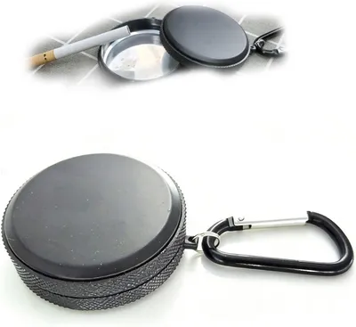 Imagen del producto de Cenicero portátil con llavero, sin olor, compacto, ideal para llevar ContiGo!