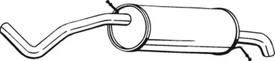 Produktbild von Bosal Endschalldämpfer 278-233