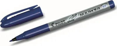 Produktbild von CD/DVD Marker Begreen extra fein blau Packung mit 10 Stück
