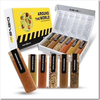 Obrázok produktu pre Dibys Around The World Gewürzset 6X Gewürze Mhd 03/27