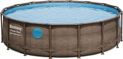 Produktbild von Bestway Power Steel™ Frame Pool Komplett-Set, rund, 488x122cm, 56725