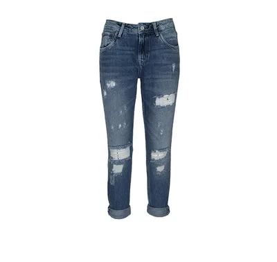 Produktbild von Pepe Jeans Violet Mom Jeans Damenhose mit Löchern W28