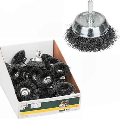 Produktbild von Bosch 1 x Topfbürste gewellter Draht, Ø 75 mm, 2607017123