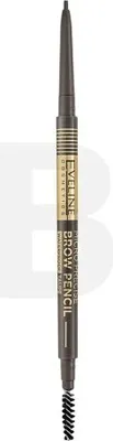 Produktbild von Eveline Cosmetics Micro Precise Brow Pencil – Augenbrauenstift, langanhaltend, wasserfest, Farbton 01 taupe