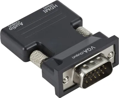 Produktbild von HDMI > VGA Konverte Adapter HDTV 1080p Audio & Videokabel für PC Laptop Computer