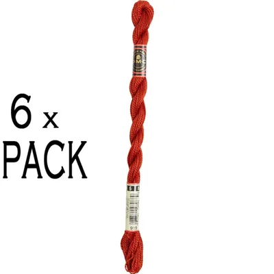 Produktbild von 6 Stück DMC Perlbaumwolle, Größe 5, 15 Meter, Farbe 115AR/5-919