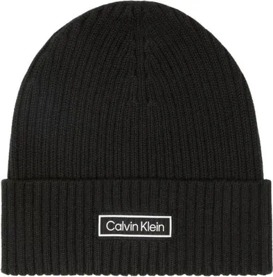 Image de CALVIN KLEIN JEANS - Men's beanie with logo patch  - Size OS