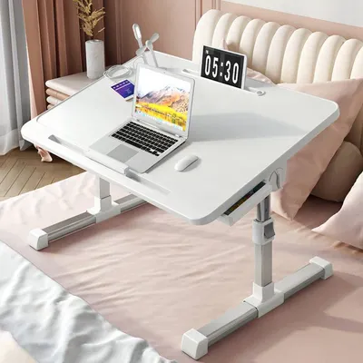 Obrázek produktu pro Multifunkční skládací stůl: prostorově úsporný, stylový a všestranný, bílý