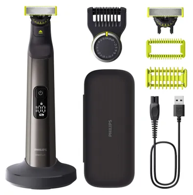 Obrázok produktu pre Philips QP6652/30, Vstavaný displej, Umývateľný, Batérie, Chróm
