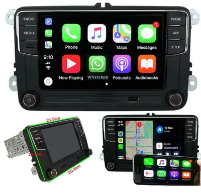 Productafbeelding van 6.5" Autoradio Stereo met Carplay en Bluetooth voor 5 6