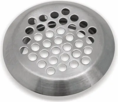 Image de Grille d'aération en acier inoxydable ronde Ø 42 mm