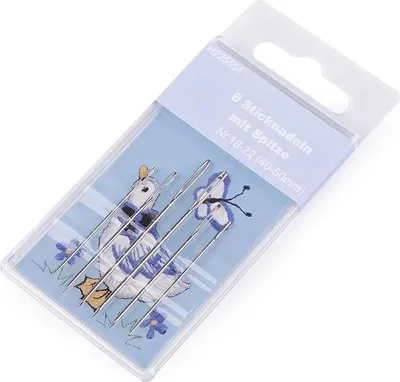 Obrázek produktu pro Jehly vyšívací ostré - 5 karet
