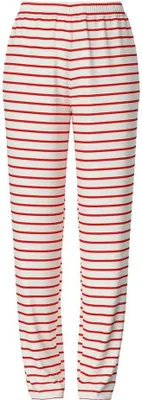 Produktbild von Pieces Chilli Straight Stripe Hosen Rot,Weiß XL Damen Rot,Weiß XL