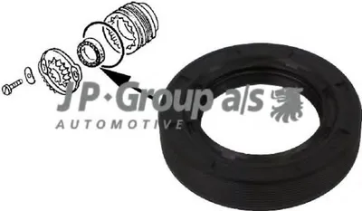 Produktbild von JP GROUP Wellendichtring Differential 1132101100 für VW TRANSPORTER III Bus