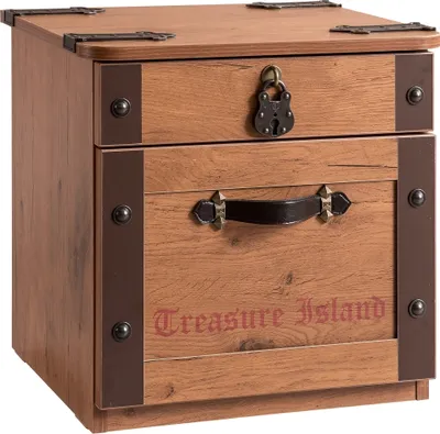 Produktbild von Cilek PIRATE Nachttisch Nachtkonsole Nachtkästchen Braun
