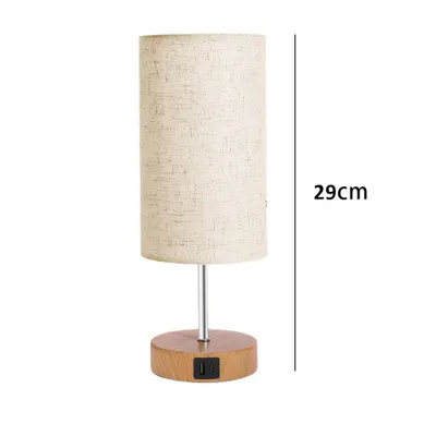 Image de Lampe de chevet Touch Dimmable avec ports de recharge USB A+C