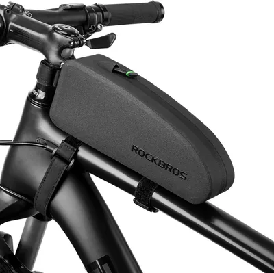 Produktbild von Rahmenmontierte wasserdichte Fahrradtasche 1,5 l AS-019 - schwarz