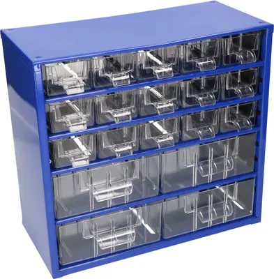 Image de KOTARBAU® Magasin de petites pièces en métal Boîte de tri Boîte de rangement pour petites pièces 15K4M