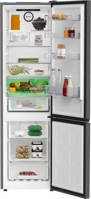 Produktbild von Beko B7RCNE408HG, 355 l, SN-T, 6 kg/24h, A, Fresh Zone Fach, Grau