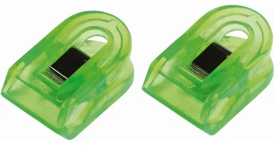 Produktbild von Briefklemmer Multi Clip Liliput 15x25mm VE=8 Stück kristallgrün
