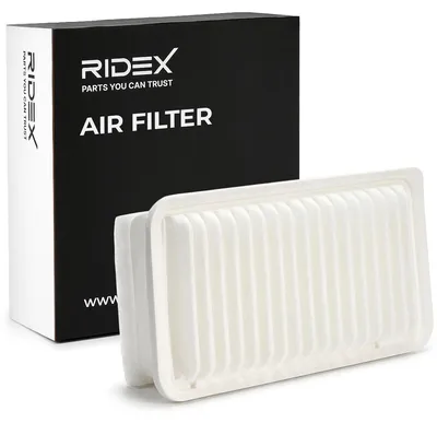 Produktbild von RIDEX 8A0345 Luftfilter für TOYOTA Yaris Schrägheck (P9) Rechteckig