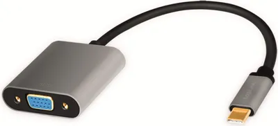 Obrázek produktu pro LogiLink CUA0104, 0,15 m, USB typu C, VGA (D-Sub), Samec, Samice, Přímý
