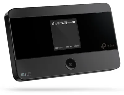 Obrázok produktu pre TP-Link M7350, Mobilný sieťový modem, Čierna, Cestovné, 802.11b, 802.11g, Wi-Fi 4 (802.11n), 150 Mbit/s, 3G, 4G