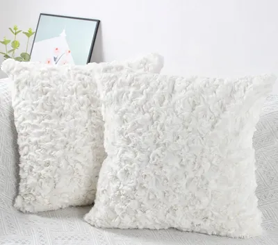Immagine prodotto di Set di 2 federe in peluche, 45 x 45 cm