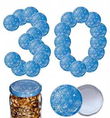 Produktbild von Wamar-Sosenka 82mm Twist-Off Schraubdeckel für Gläser 30 Stück Muster S