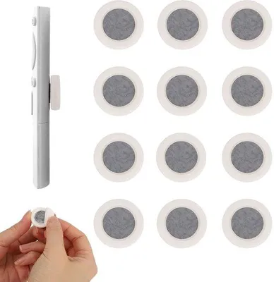 Produktbild von Magnetische Wandhalter für Fernbedienungen, 12-teilig, selbstklebend, ohne Loch, für Fernbedienungsladegeräte im Homeoffice