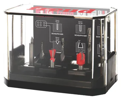 Produktbild von 6-teiliges Gemischtes Fräser Set Shaper (Schaft 8mm)