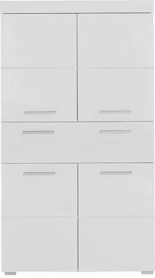Produktbild von Badezimmerschrank Hochglanz 37x132x31cm