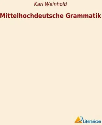 Produktbild von Mittelhochdeutsche Grammatik