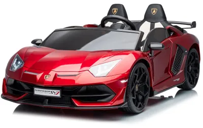 Produktbild von Lamborghini Aventador SVJ - Kinder Elektroauto - 24V - mit Fernbedienung - 2-Sitzer - Rot