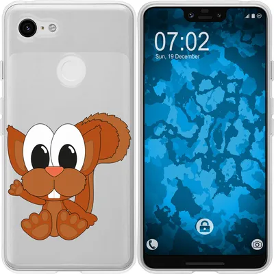 Produktbild von PhoneNatic Case kompatibel mit Google Pixel 3 XL Silikon-Hülle Cutiemals M8