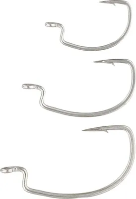 Produktbild von Westin Sandy Andy Weedless Jig Wide Gap Hook Silver - 5 Offsethaken, Größe:1/0