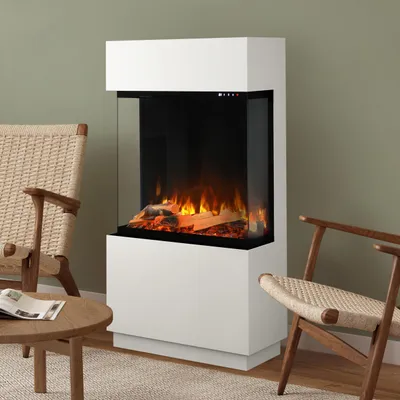 Produktbild von Noble Flame CAMPO [Elektro Standkamin Optiflame]: Weiß