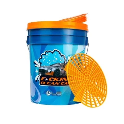 Produktbild von Liquid Elements Wascheimer CleanCar inkl. Schmutzsieb und Deckel
