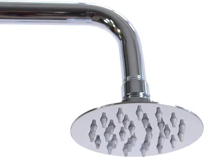 Imagen del producto de Ducha de techo redonda, 10 cm de diámetro, con 36 boquillas antiguas, acero inoxidable cromado, para la cocina