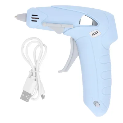 Imagen del producto de Pistola de pegamento caliente inalámbrica, pistola de pegamento inalámbrica recargable, pistola de pegamento eléctrica, pistola de pegamento caliente mini, pistolas de pegamento inalámbricas, pistola de pegamento