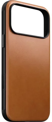 Produktbild von Handyhülle aus Naturleder für iPhone 18 Pro Max / 17 Pro Max, Nomad Modern Leather Case Horween Series mit MagSafe, Hellbraun