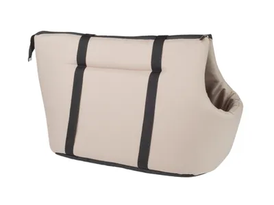 Obrázok produktu pre Transportná taška pre psov BASIK béžová veľkosť S, L Veľkosť: S - 35x21x24 cm