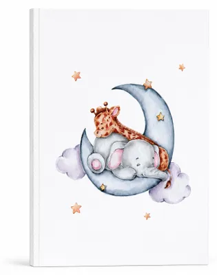 Produktbild von Baby Bear Erinnerungsbuch Fotobuch Fotobox Erinnerungsbuch - Farbe: Elefant & Giraffe | Format: 36 Pocketalbum