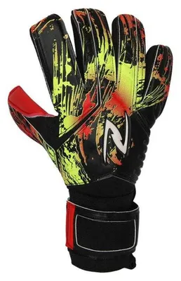 Obrázek produktu pro Inny - „True“ brankářské rukavice pro muže/ženy Unisex PP10680 (9) (černá/červená)