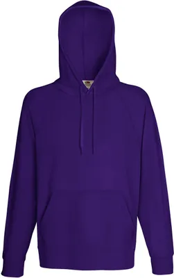 Produktbild von Fruit of the Loom 62-140-0 | Lightweight Hooded Herren Sweatshirt mit Kaputze - Farbe: Purple - Größe: S