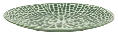 Zdjęcie produktu dla Talerz deserowy Pomax Lotus, porcelana, zielony, średnica 22 cm, wysokość 2,5 cm