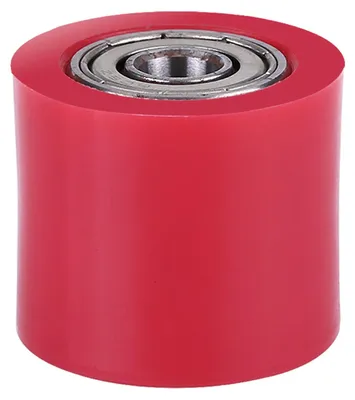 Image de Poulie de tension universelle à rouleaux pour chaîne de 8 mm, pour moto tout-terrain et enduro, rouge
