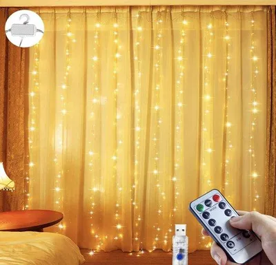 Immagine prodotto di Illuminazione a LED da parete e da balcone con 10 ganci, luce bianca calda, per uso interno ed esterno, illuminazione da parete e per ambienti